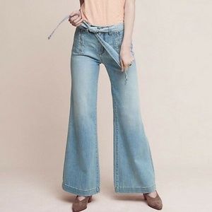 Anthropologie Pilcro Palazzo Wide Leg Jeans-28